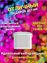 Мини-автомат для караоке для взрослых и детей/ Караоке система колонка Y1 + 2 беспроводных микрофона, фото 2