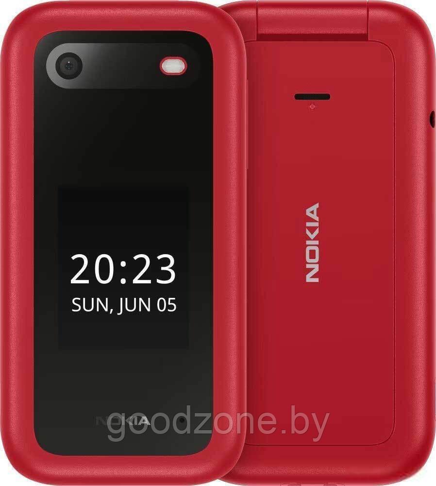 Кнопочный телефон Nokia 2660 (2022) TA-1469 Dual SIM (красный) - фото 1 - id-p219401326