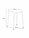 Табурет квадратный "Пенек легкий 184" с ЛДСП, серый, цвет сиденья бежевый (v.000 с ЛДСП), фото 3