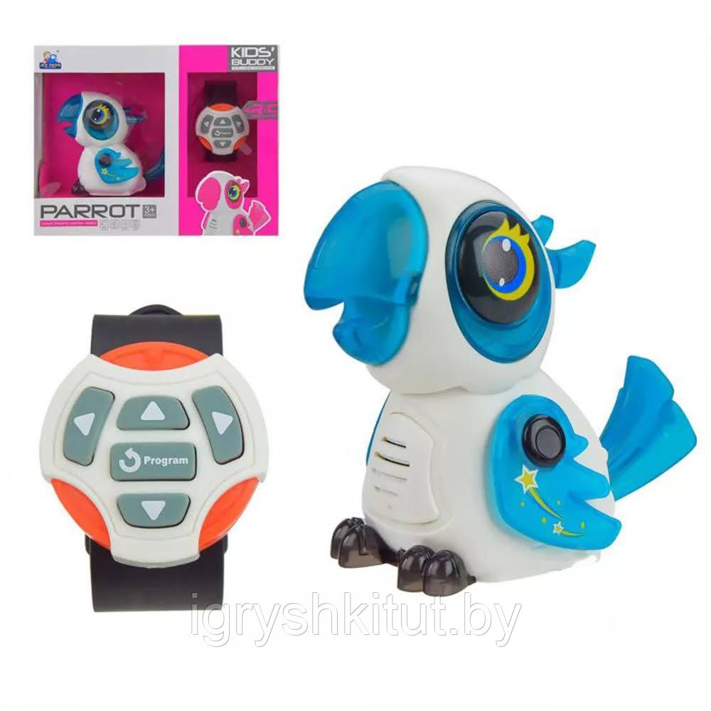 Робот "Попугай" на пульте управления в виде часов, разные цвета, арт.624-2 - фото 1 - id-p219440879