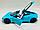 Машинка металлическая Тесла Convertible Tesla Roadster, свет, звук, фото 2