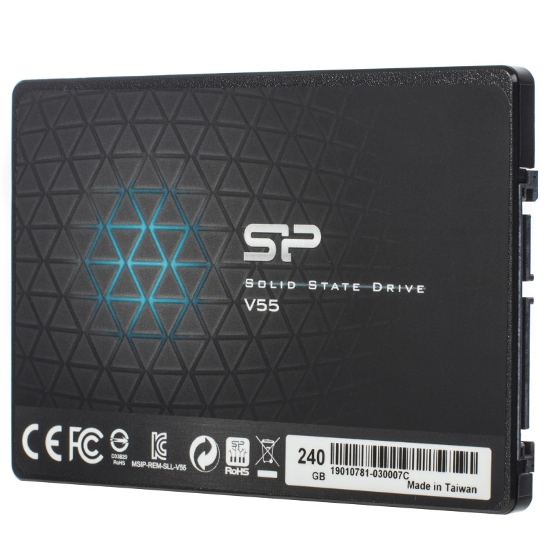 Жесткий диск Silicon Power 240Gb SSD Slim S55 (2,5 , SATA-III, 460MBs/450MBs) 556651 - фото 2 - id-p219213072