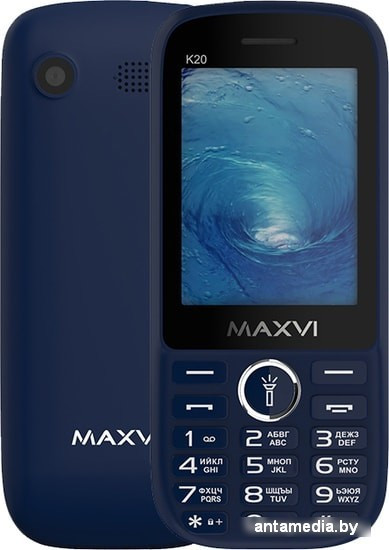 Мобильный телефон Maxvi K20 (синий) - фото 1 - id-p219442091