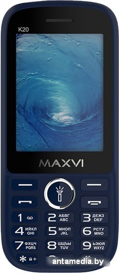 Мобильный телефон Maxvi K20 (синий) - фото 2 - id-p219442091