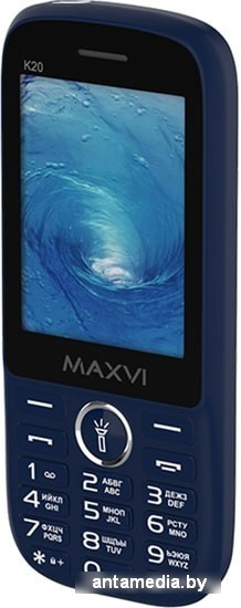 Мобильный телефон Maxvi K20 (синий) - фото 4 - id-p219442091