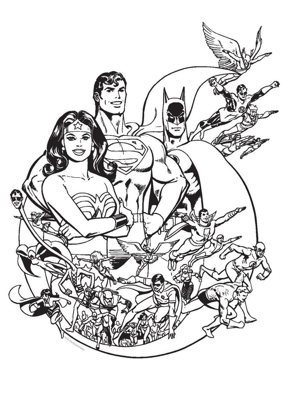 Супергерои DC COMICS. Раскраска - фото 3 - id-p219442197