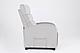 Кресло массажное Calviano 2164 серый велюр, фото 3