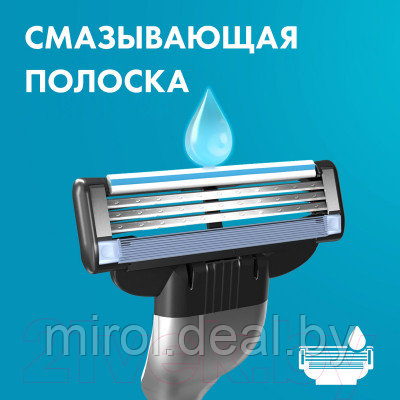 Бритвенный станок Gillette Mach3 - фото 8 - id-p219451847