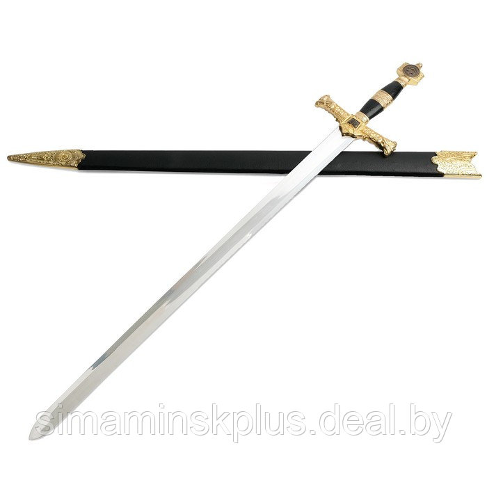 Сувенирный меч, рукоять Звезда Давида, клинок роспись, 86 см - фото 1 - id-p219451356