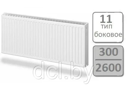 Стальной панельный радиатор Lemax Compact тип 11-300 2600