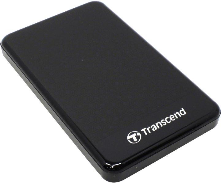 Transcend Portable HDD 1Tb StoreJet TS1TSJ25A3K {USB 3.0, 2.5", black} - фото 1 - id-p212707501