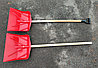 Снегоуборочная лопата пластиковая с черенком и ручкой, фото 3