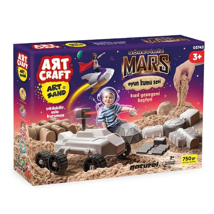 Набор кинетический песок ART SAND Миссия на Марс, 750г 03743 - фото 1 - id-p219455770
