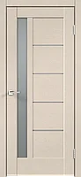 Дверное полотно SoftTouch SoftTouch PREMIER 3 900х2000 цвет Ясень капучино структурный стекло Мателюкс