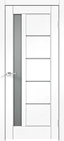 Дверное полотно SoftTouch SoftTouch PREMIER 3 700х2000 цвет Ясень белый структурный стекло Мателюкс