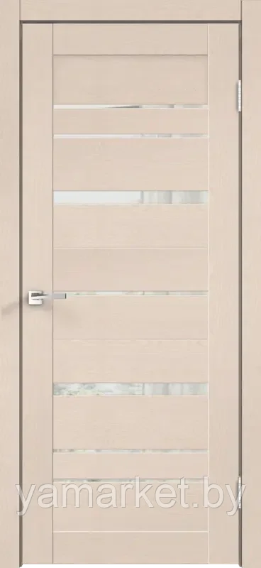 Дверное полотно SoftTouch XLINE 11 800х2000 цвет Ясень капучино структурный зеркало двухстороннее 4мм - фото 1 - id-p219459057