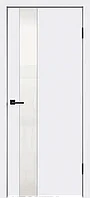 Дверное полотно Эмаль SCANDI 1 Z2 800х2000 цвет Белый стекло Лакобель белое