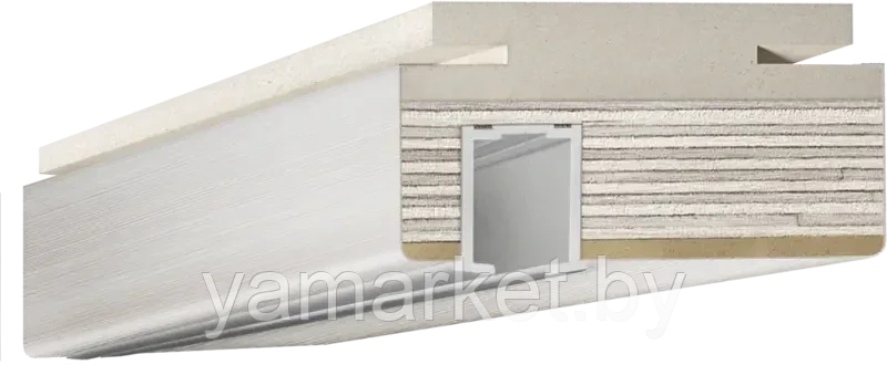 Перекладина для складной двери Экошпон цвет Дуб белый 1000 мм - фото 1 - id-p219458456