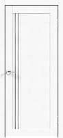Дверное полотно Экошпон XLINE 8 600х2000 цвет Зеффиро Эмалит текстурный стекло Мателюкс