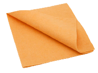 Салфетки многоразовые, оранжевые, 30×30, 70% вискозы упаковка 120 шт