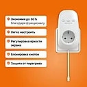 Терморегулятор Welrok pt red в розетку, для электрических обогревателей, фото 5