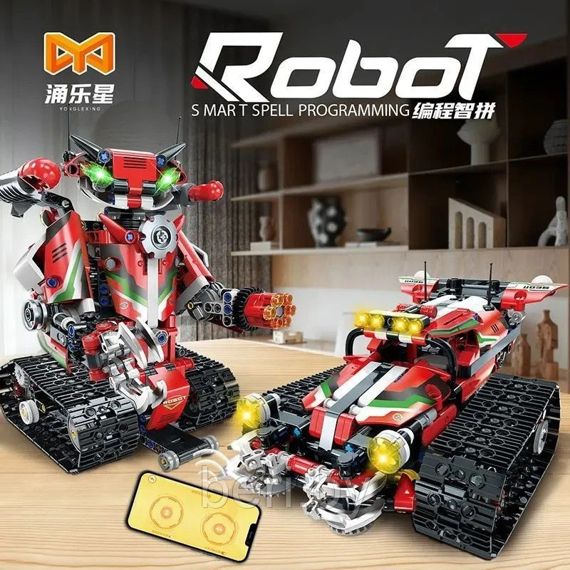 11036 Конструктор набор Robot Робот- трансформер 2 в 1, 703 деталей - фото 3 - id-p219462285