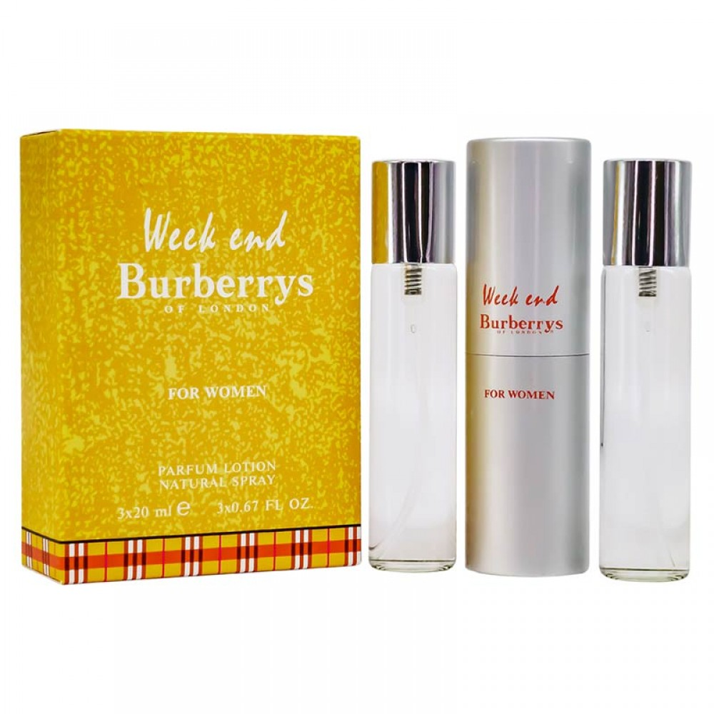 Парфюмерный набор Burberry Weekend edp 3*20ml