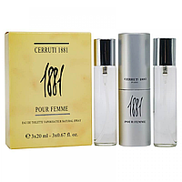 Парфюмерный набор Cerruti 1881edp 3*20ml