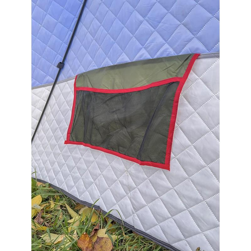 Палатка зимняя куб трёхслойная Mircamping (300х300х205см) (мобильная баня), арт. MIR-2020 - фото 8 - id-p219464388