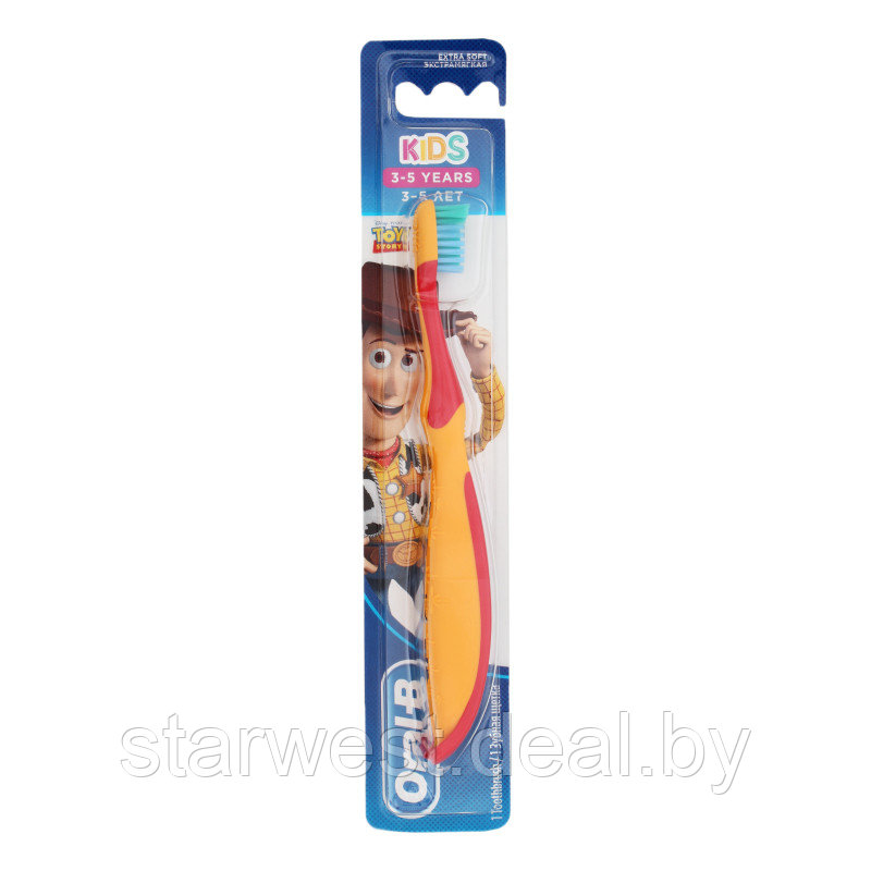 Oral-B Kids История Игрушек Extra Soft / Экстра Мягкая 1 шт. Зубная щетка детская мануальная / механическая - фото 1 - id-p219464545