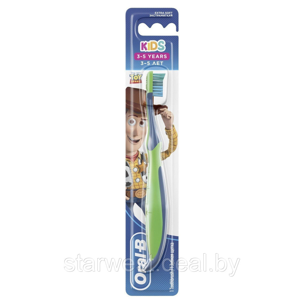 Oral-B Kids История Игрушек Extra Soft / Экстра Мягкая 1 шт. Зубная щетка детская мануальная / механическая - фото 2 - id-p219464545