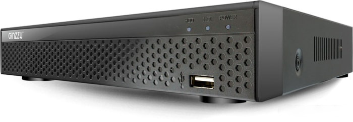 Видеорегистратор IP GINZZU HP-1611 16ch POE NVR 4K, HDMI/VGA, 2USB, LAN, мет - фото 1 - id-p219446749