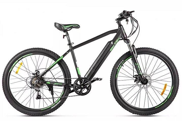 Электровелосипед Велогибрид Eltreco XT 600 Pro черно-зеленый-2663 - фото 1 - id-p219465028