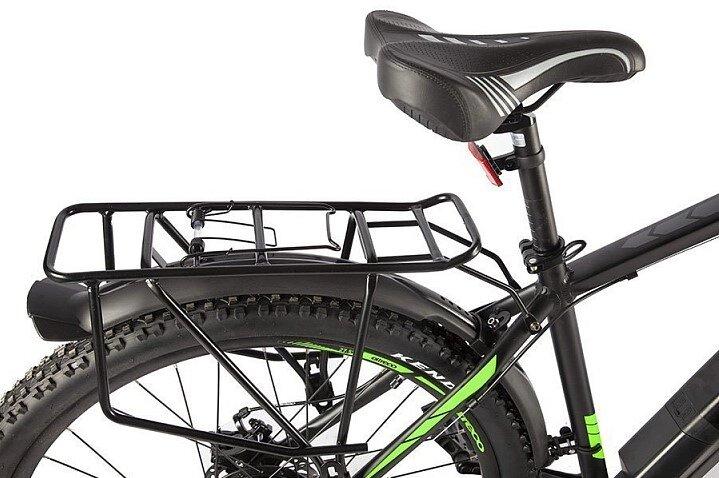 Электровелосипед Велогибрид Eltreco XT 800 Pro серо-зеленый-2670 - фото 5 - id-p219465034