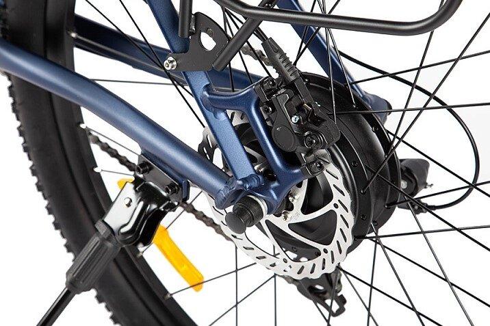 Электровелосипед Велогибрид Intro Sport GT черно-синий-2691 - фото 4 - id-p219465036