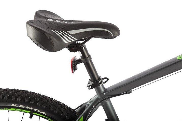 Электровелосипед Велогибрид Eltreco Ultra Max серо-зеленый-2507 - фото 3 - id-p219465039