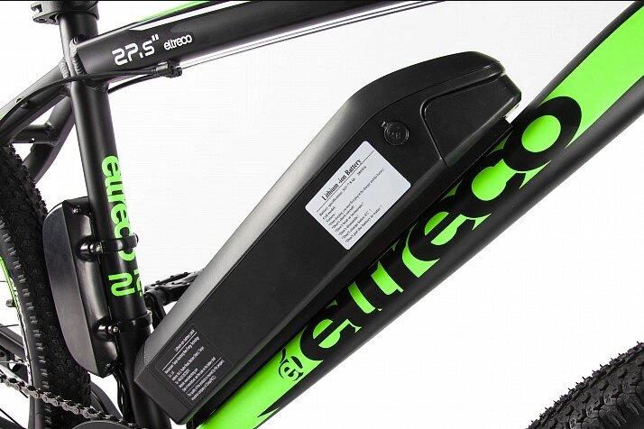 Электровелосипед Велогибрид Eltreco XT 600 черно-зеленый - фото 6 - id-p219465044