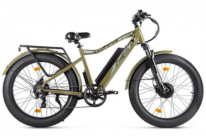 Электровелосипед Велогибрид Volteco BigCat Dual Next хаки-2308 - фото 1 - id-p219465046