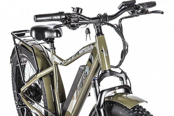 Электровелосипед Велогибрид Volteco BigCat Dual Next хаки-2308 - фото 3 - id-p219465046