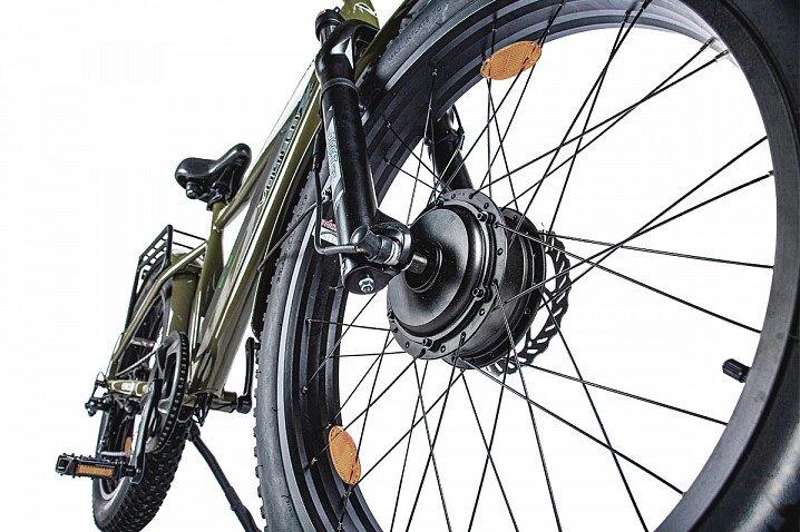 Электровелосипед Велогибрид Volteco BigCat Dual Next хаки-2308 - фото 4 - id-p219465046