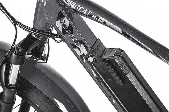 Электровелосипед Велогибрид Volteco BigCat Dual Next серый-2309 - фото 3 - id-p219465047