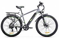 Электровелосипед Велогибрид Eltreco XT 850 Pro серо-зеленый-2674