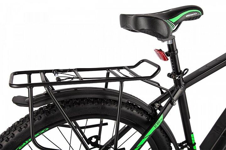 Электровелосипед Велогибрид Eltreco XT 850 Pro серо-зеленый-2674 - фото 7 - id-p219465049