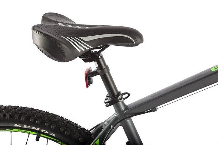 Электровелосипед Велогибрид Eltreco Ultra Lite серо-зеленый-2505 - фото 3 - id-p219465051