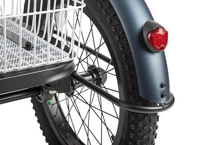 Электровелосипед Трицикл Eltreco Porter Fat 500 темно-синий-2411 - фото 3 - id-p219465054