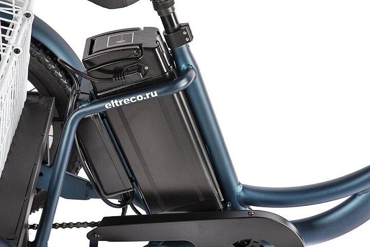 Электровелосипед Трицикл Eltreco Porter Fat 700 темно-синий-2416 - фото 9 - id-p219465056
