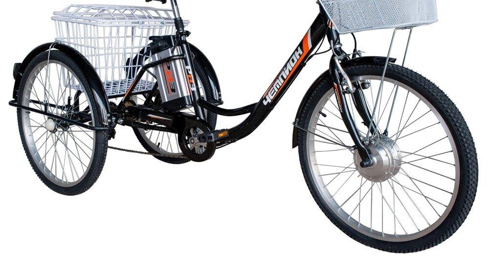 Электровелосипед Трицикл Volten Чемпион черный - фото 2 - id-p219465063