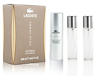 Парфюмерный набор Lacoste Pour Femme Intense edp 3*20ml