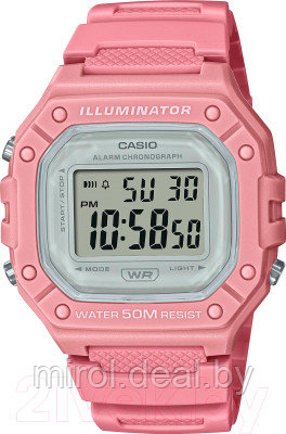 Часы наручные мужские Casio W-218HC-4A - фото 1 - id-p219465382