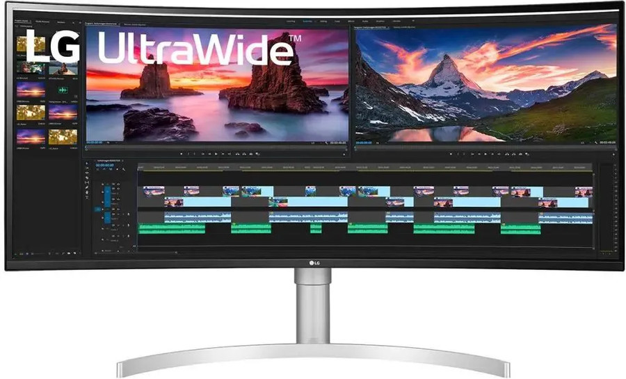 Монитор LG UltraWide 38WN95C-W - фото 1 - id-p213571548